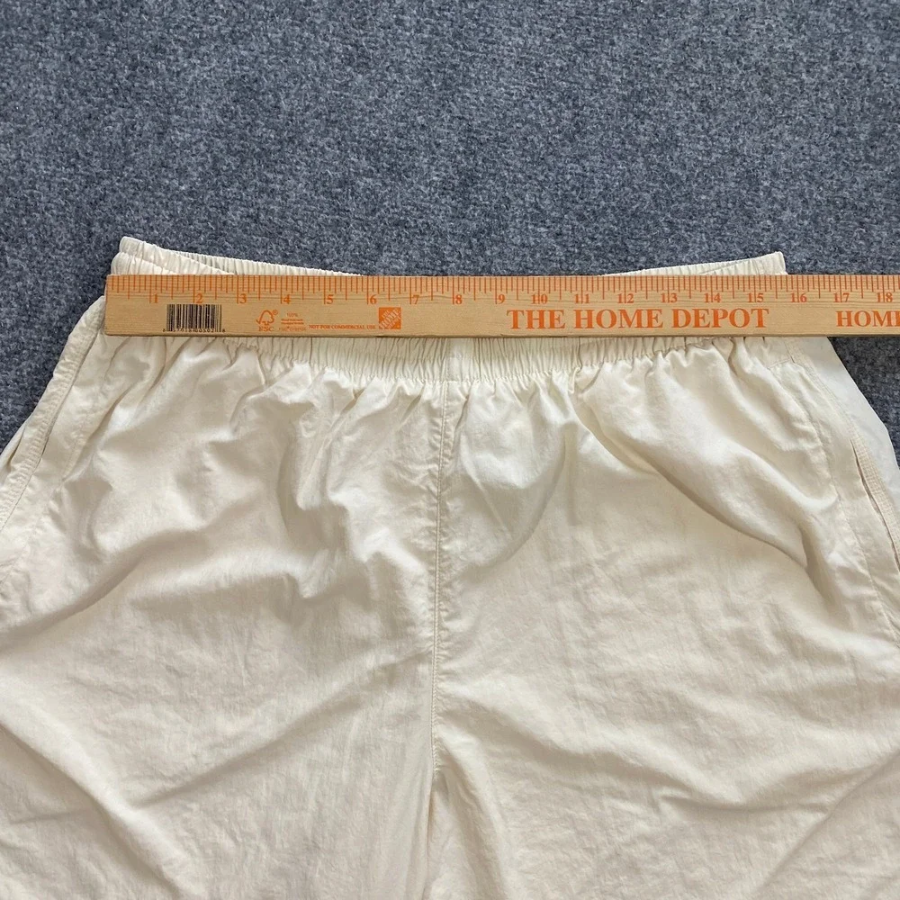 Adidas Trefoil Essentials Woven Shorts Adult L Off-White Casual Comfort Athletic